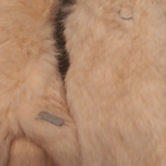 Luxurious Cream Rabbit  Fur Coat Size Medium - Picture 5 of 13
